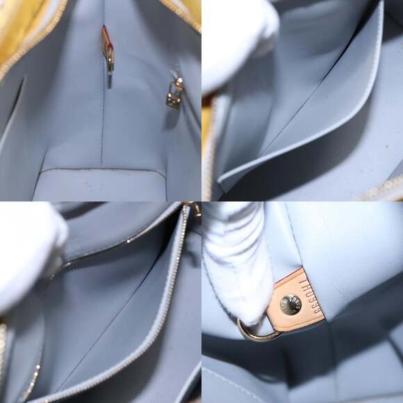 LOUIS VUITTON Monogram Vernis Houston Hand Bag Gris M91053 - Picture 12 of 12